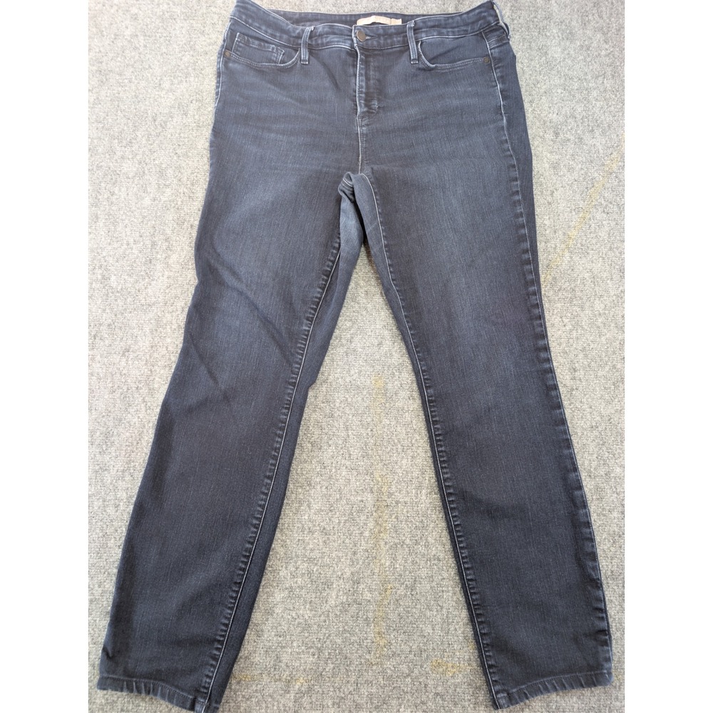 Athleta Sculptek Straight Leg Jeans Dark Wash Blue Size 16T